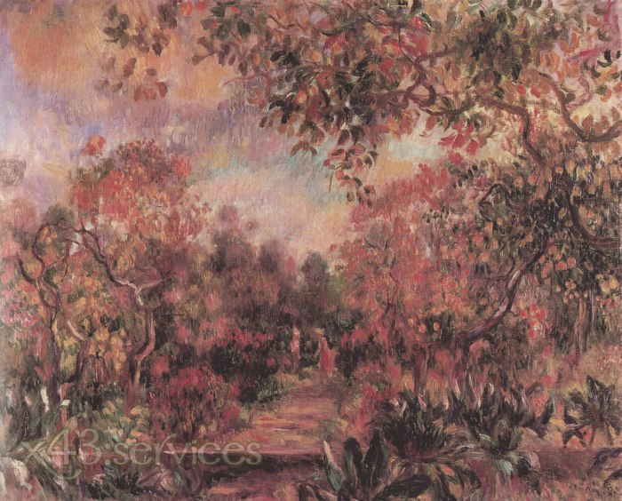 Auguste Renoir - Landschaft bei Beaulieu - zum Schließen ins Bild klicken